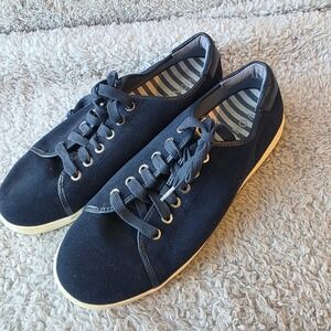 Vionic Brinley NS339 Navy Canvas Comfort Sneakers Shoes US 11 Excellent